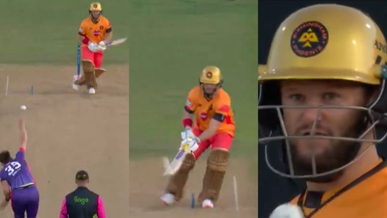 Ben Duckett Plays a Brilliant Scoop Shot Against Matthew Potts by Moving Towards Off Side During Birmingham Phoenix vs Northern Superchargers ‘The Hundred’ 2024 Match (Watch Video)