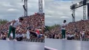 Arshad Nadeem Spotted Giving Autograph to Fans at Champions Park Near Eiffel Tower After Winning Historic Gold Medal in Men&rsquo;s Javelin Throw at Paris Olympics 2024 (Watch Video)