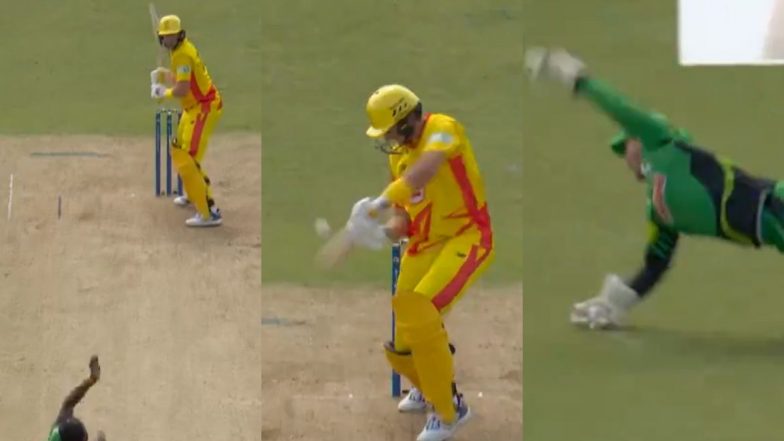 Alex Davies Takes an Excellent Diving Catch off Jofra Archer To Dismiss Joe Root During Southern Brave vs Trent Rockets ‘The Hundred’ 2024 Match (Watch Video)