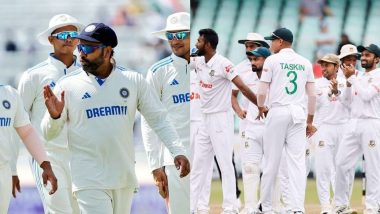 India vs Bangladesh Head-to-Head Record in Tests: Ahead of IND vs BAN Test Series 2024, Here Are Results of Last 5 Encounters Between These Two Teams in Cricket's Longest Format