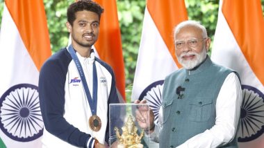 Paris Olympics 2024 Bronze Medallist Swapnil Kusale Reminisces About How Indian Prime Minister Narendra Modi Greeted Him in Marathi, Says ‘Kasaa Aahe Bhaau?’