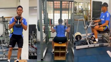 Yashasvi Jaiswal Sweats It Out in the Gym Ahead of Duleep Trophy 2024, Video Goes Viral