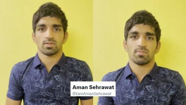 Paris Olympics 2024 Bronze Medallist Aman Sehrawat Reveals His Original 'X' Account, Requests Fans to Follow Him (Watch Video)