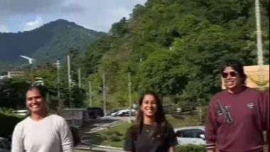 Jemimah Rodrigues, Shikha Pandey, Jhulan Goswami Arrive in West Indies To Join Trinbago Knight Riders Ahead of Women’s CPL 2024 (Watch Video)