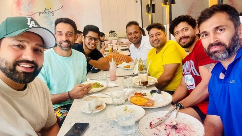 Rohit Sharma Shares Meal With Abhishek Nayar, Dhawal Kulkarni and Other Friends Ahead of IND vs BAN 2024 Test Series (See Post)