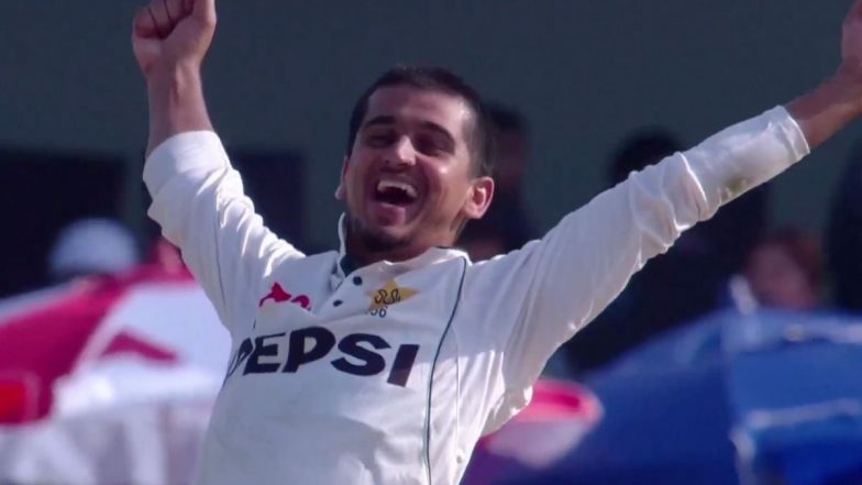 Saim Ayub Picks Up First Test Wicket As He Dismisses Shakib Al Hasan During PAK vs BAN 1st Test 2024 (Watch Video)