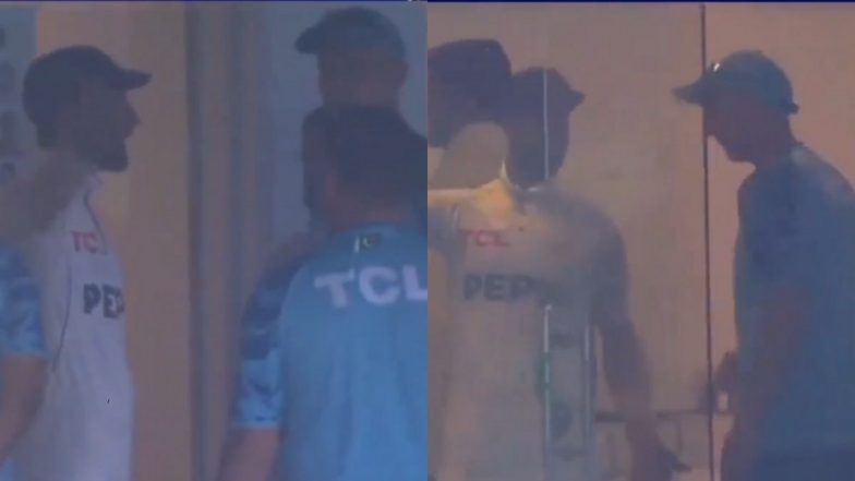 Pakistan Test Captain Shan Masood Engage in an Argument With Jason Gillespie in Dressing Room During PAK vs BAN 1st Test 2024 (Watch Video)