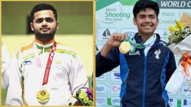 Manish Narwal and Rudransh Khandelwal at Paris Paralympics 2024, Para-Shooting Free Live Streaming Online: Know TV Channel and Telecast Details for Men’s 10 M Air Pistol SH1 Qualification