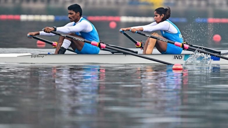 Anita and Narayana Konganapalle at Paris Paralympics 2024, Para-Rowing Free Live Streaming Online: Know TV Channel and Telecast Details for PR3 Mixed Doubles Sculls Repechages