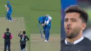 Fazalhaq Farooqi Bowls a Beautiful Inswinger To Dismiss Ollie Pope During Manchester Originals vs London Spirit &lsquo;The Hundred&rsquo; 2024 Match (Watch Video)