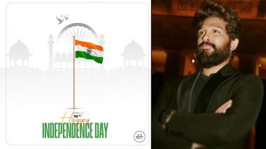 Independence Day 2024: Allu Arjun Extends Warm Greetings to Indians Worldwide With Photo of the Tiranga