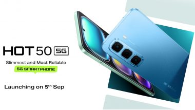 Infinix Hot 50 5G With Aspherical Lens To Launch on September 5; Check Specifications, Features and Price Range of Upcoming Infinix Smartphone