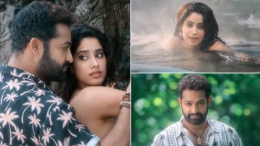 ‘Devara’: ‘Liril Soap Advertisement’? Netizens Share Funny Memes and Jokes on Janhvi Kapoor and Jr NTR’s New Song ‘Chuttamalle’ (Watch Video)