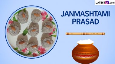 Janmashtami 2024 Prasad and Mithali Thali: From Rasgulla to Laddoo, 5 Sweets To Offer As Bhog to Lord Krishna and Celebrate Hindu Festival