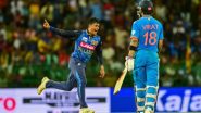 Sri Lanka Beat India by 32 Runs in 2nd ODI 2024; Jeffrey Vandersay, Charith Asalanka Star as Hosts Take 1-0 Lead in Three-Match Series