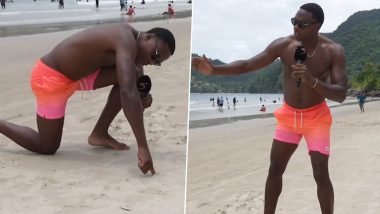 Kagiso Rabada Gives a Hilarious Pitch Report of a Beach in Trinidad and Tobago Ahead of WI vs SA 2nd Test 2024, Video Goes Viral