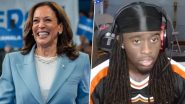 Kai Cenat To Collaborate With Kamala Harris? Streamer Claims To Get Campaign Call by Secret Service for Unexpected Collaboration Amid US Presidential Election (Watch Video)