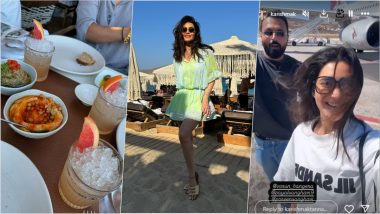 Karishma Tanna Greece Trip: 'Scoop' Actress Holidays in Mykonos Ahead of Husband Varun Bhat Bangera's Birthday