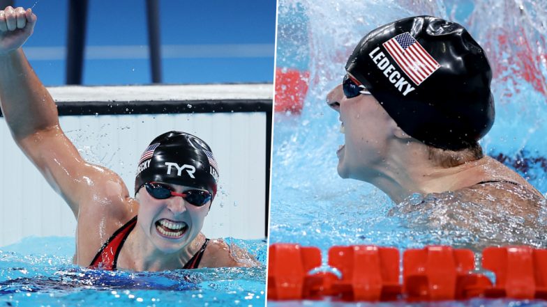 Katie Ledecky Wins Gold, Sets New Olympic Record in Women's 1500 M Freestyle at Paris Olympics 2024