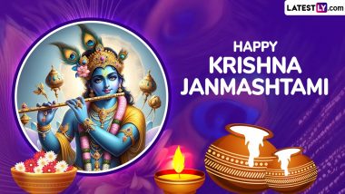 Happy Krishna Janmashtami 2024 Greetings and HD Images: Send WhatsApp Messages, Gokulashtami Wishes, Quotes and Wallpapers on Lord Krishna’s Birth Anniversary