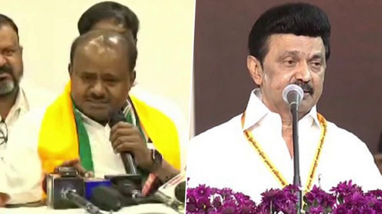 HD Kumaraswamy Makes Appeal to Tamil Nadu CM MK Stalin Over Mekedatu Project, Says ‘Live Like Brothers, How Long Will Karnataka Suffer Your Dominance’