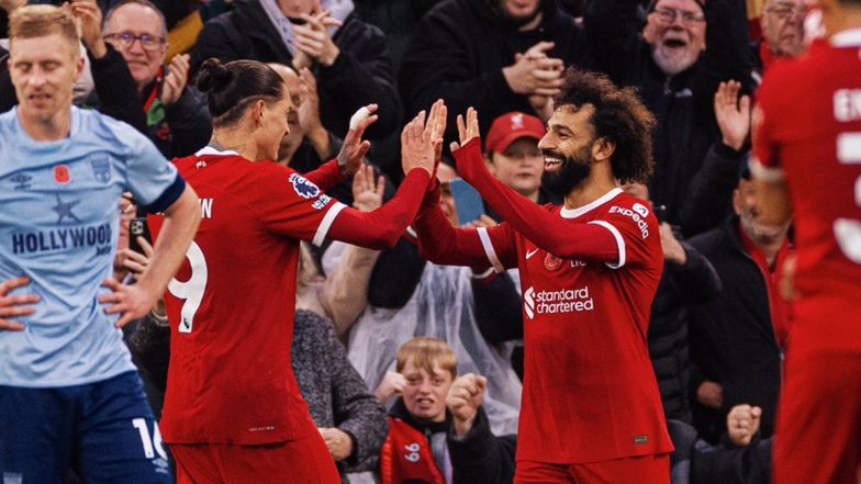 How to Watch Liverpool vs Brentford Premier League 2024-25 Free Live Streaming Online in India? Get EPL Match Live Telecast on TV & Football Score Updates in IST