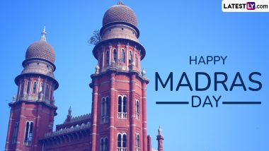 Happy Madras Day 2024 HD Images and Wallpapers for Free Download Online: Share Madras Day Wishes, Messages and Greetings To Celebrate the Day