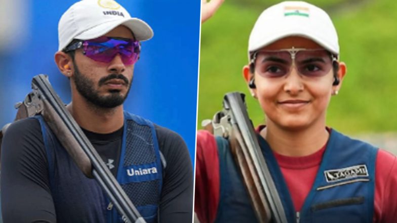 Maheshwari Chauhan, Anantjeet Singh Naruka Create History As They Qualify For Skeet Mixed Team Bronze Medal Match in Paris Olympics 2024