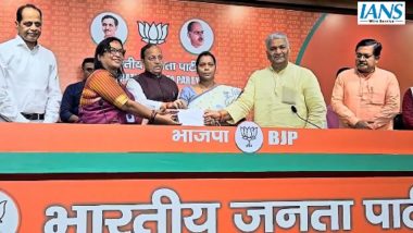 Mamata Mohanta Joins BJP, Day After Resigning As Rajya Sabha Member and Quitting Naveen Patnaik-Led BJD (Watch Video)