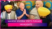 Manish Sisodia Punjab Visit: AAP Leader Meets Soldiers at Wagah Border, Prays for Arvind Kejriwal&rsquo;s Release After Paying Obeisance at Golden Temple