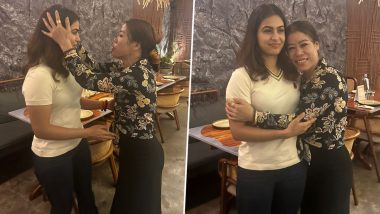 Manu Bhaker Shares Pictures of Her Meeting With Mary Kom, Paris Olympics 2024 Double Bronze Medallist Writes ‘Let’s Plan a Joint Workout Session Soon!’