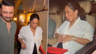 Pregnant Masaba Gupta Dines Out With Satyadeep Misra, Flaunts Effortless Maternity Style During Dinner Outing (Watch Video)