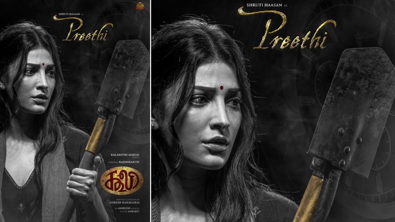 ‘Coolie’: It’s Official! Shruti Haasan Roped In as Preethi in Lokesh Kanagaraj and Rajinikanth’s Film (View Poster)