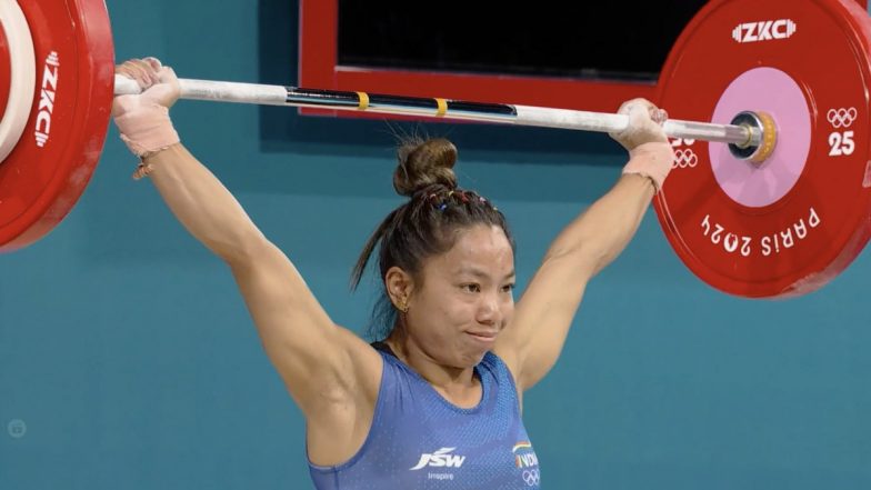 Mirabai Chanu Misses Out On Medal As She Finishes Fourth in Women's 49 Kg Weightlifting at Paris Olympics 2024