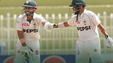 PAK vs BAN 1st Test 2024: Mohammad Rizwan and Saud Shakeel Centuries Give Pakistan Control of Opening Test Against Bangladesh