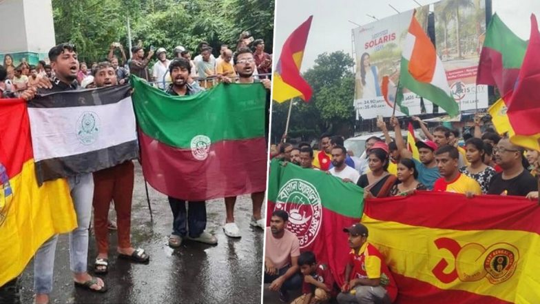 Mohun Bagan, East Bengal Fans Come Together To Join Protest Rallies For Kolkata Doctor Rape-Murder Case, Questions Cancellation of Durand Cup 2024 Derby (Watch Video)