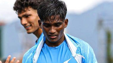 Indian U-20 Footballer Monirul Molla Dedicates Goal to the Victim of RG Kar Medical College Rape and Murder Case During SAFF Championship 2024 (See Pic)