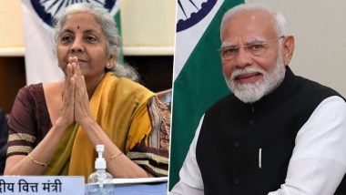 Nirmala Sitharaman Birthday: PM Narendra Modi Greets Finance Minister on Her Birthday, Says ‘Nirmala Ji Is Making Numerous Efforts to Further Growth and Reforms’