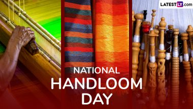 National Handloom Day 2024 Wishes: Nitin Gadkari, Pralhad Joshi, Others Extend Greetings on Day That Celebrates Weavers and Handloom Artists of India