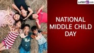 National Middle Child Day 2024 Date and Significance: Here&rsquo;s What You Should Know About the Day That Acknowledges the Importance of Middle Children