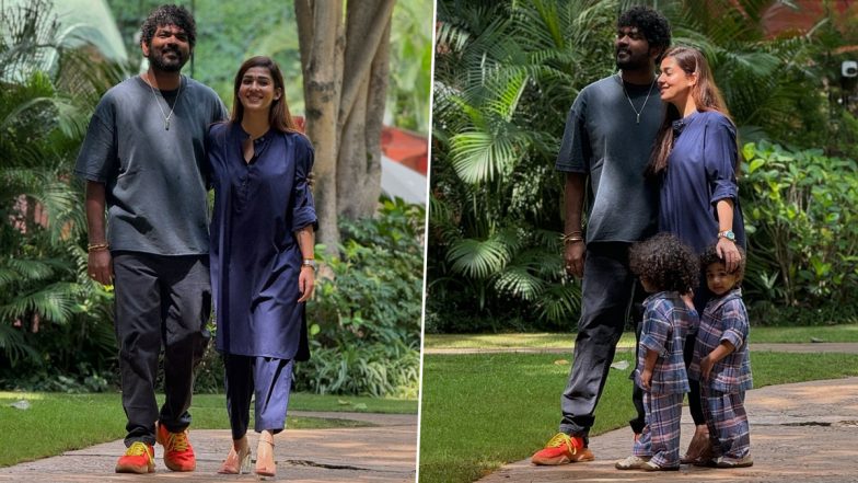 ‘Mine’: Nayanthara Shares Adorable New Family Pics With Hubby Vignesh Shivan and Their Twin Baby Boys