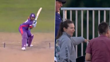 Nicholas Pooran Smashes Massive 113 M Six off Scott Currie’s Bowling During Northern Superchargers vs Manchester Originals Match in The Hundred 2024 (Watch Video)