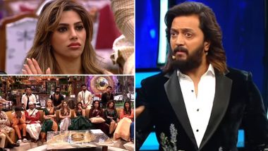 ‘Bigg Boss Marathi Season 5’: Riteish Deshmukh Demands Apology from Nikki Tamboli After She Disrespects ‘Marathi Manus’ on the Show (Watch Video)