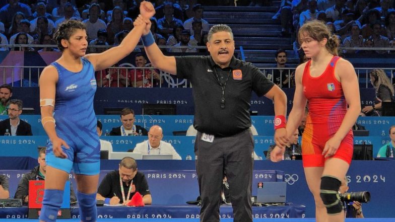 Nisha Dahiya at Paris Olympics 2024, Wrestling Free Live Streaming Online: Know TV Channel and Telecast Details for Women's 68 Kg Quarterfinal