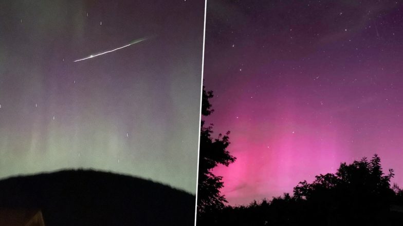 Northern Lights Pictures and Videos: Netizens Flood X With Photos and Breathtaking Clips of Aurora Borealis Coinciding With Perseid Meteor Shower (View Posts)