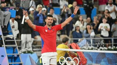 Novak Djokovic Wins Maiden Olympic Gold Medal in Men's Singles Tennis at Paris Olympics 2024, Beats Carlos Alcaraz in Final to Clinch Top Position