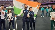 PR Sreejesh Shares Picture of Carrying Indian Flag With Manu Bhaker at Paris Olympics 2024 Closing Ceremony, Writes &lsquo;A Great Way To Sign-Off&rsquo;