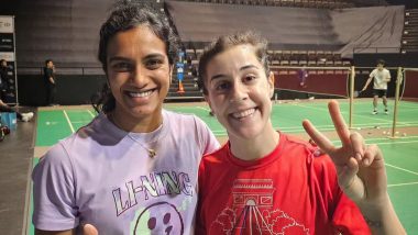 PV Sindhu Pens Heartfelt Message For Rival Carolina Marin After Spanish Shuttler Retires From Women's Singles Semifinal at Paris Olympics 2024 With Injury, Writes 'Sending All the Positive Energy' (See Post)