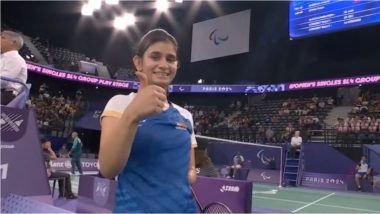 Palak Kohli Beats France's Milena Surreau in Women's Singles SL4 Group Stage Para-Badminton Match at Paris Paralympics 2024