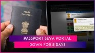 Passport Seva Website Down: Online Passport Application Portal Shut From August 29&ndash;September 2, Appointments To Be Rescheduled